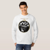 メリークリスマス&ハッピーニューイヤー：休日の希望 Tシャツ (正面フル)