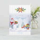 メリークリスマス&ハッピーニューイヤー!雪だるま20X (スタンド正面)