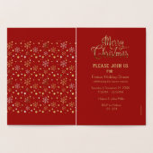 メリークリスマス&ハッピーニューイヤー!2025年冬雪 箔カード (内部)