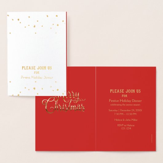 メリークリスマス&ハッピーニューイヤー！2025年冬雪 箔カード (ディスプレー)