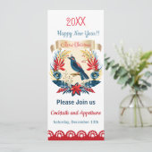 メリークリスマス＆ハッピーニューイヤー！2025 青い鳥 招待状 (スタンド正面)