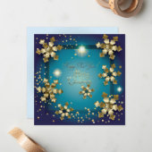 メリークリスマス&ハッピーニューイヤー!2026クリスマス ノートカード (正面/裏面インサイチュ)