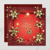 メリークリスマス&ハッピーニューイヤー！2026クリスマス ノートカード (正面/裏面)