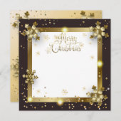 メリークリスマス&ハッピーニューイヤー!2026クリスマス ノートカード (正面/裏面)