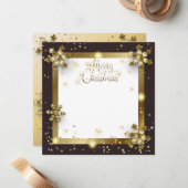 メリークリスマス&ハッピーニューイヤー!2026クリスマス ノートカード (正面/裏面インサイチュ)