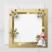 メリークリスマス&ハッピーニューイヤー!2026クリスマス ノートカード (裏面)