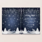 メリークリスマス&ハッピーニューイヤー!2026年冬雪 箔カード (内部)