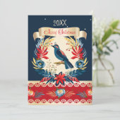 メリークリスマス＆ハッピーニューイヤー！2026 青い鳥 シーズンカード (スタンド正面)