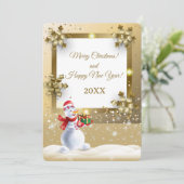 メリークリスマス＆ハッピーニューイヤー！2026 XMAS シーズンカード (スタンド正面)