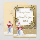 メリークリスマス＆ハッピーニューイヤー！2026 XMAS シーズンカード (正面/裏面)