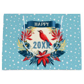 メリークリスマス&ハッピーニューイヤー!20XX 赤い鳥 ラージペーパーバッグ (正面)