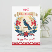 メリークリスマス＆ハッピーニューイヤー！20XX 青い鳥 シーズンカード (スタンド正面)