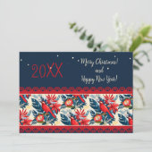 メリークリスマス＆ハッピーニューイヤー！ 20XX 青い鳥 シーズンカード (スタンド正面)