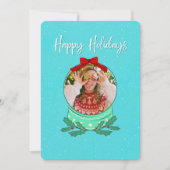 メリークリスマス＆ハッピーホリデーカード シーズンカード (正面)