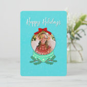 メリークリスマス＆ハッピーホリデーカード シーズンカード (スタンド正面)