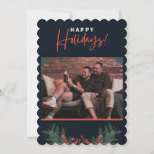 メリークリスマス&ハッピーホリデーカード シーズンカード (正面)