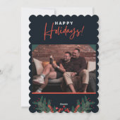 メリークリスマス&ハッピーホリデーカード シーズンカード (裏面)