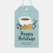 メリークリスマス |ハッピーホリデーズココア&クッキー ギフトタグ (裏面)