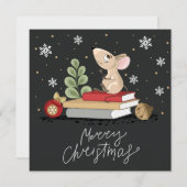 メリークリスマス/ハッピーホリデー シーズンカード (正面/裏面)