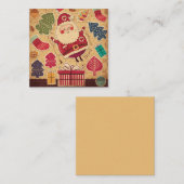 メリークリスマス/ハッピーホリデー ノートカード (正面/裏面)