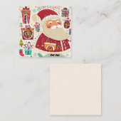 メリークリスマス/ハッピーホリデー ノートカード (正面/裏面)