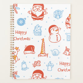メリークリスマス&ハッピーホリデー 冬のオーダーメイド プランナー手帳