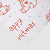 メリークリスマス&ハッピーホリデー 冬の名入れ 薄葉紙 (詳細)