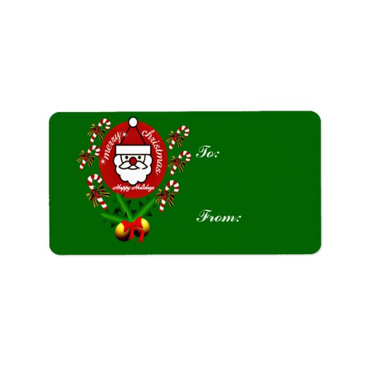 メリークリスマス,ハッピーホリデー_Label ラベル (正面)