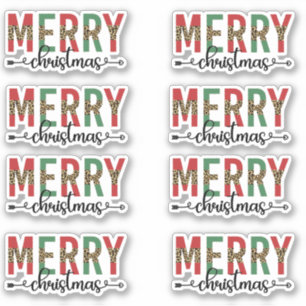 メリークリスマス ハッピーメール ギフト デコレーション パック シール