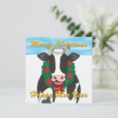 メリークリスマス&ハッピーモーシークリスマスカード シーズンカード (スタンド正面)