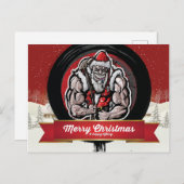 メリークリスマス&ハッピーリフティング シーズンポストカード (正面/裏面)