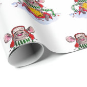 メリークリスマス&ハッピー·ニューイヤー·チーズマウス ラッピングペーパー (ロールコーナー)