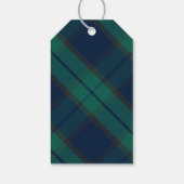 メリークリスマス ハッピー・ニュー・イヤー ブラックウォッチ・プレイド ギフトタグ (裏面)