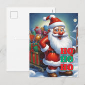 メリークリスマス ハッピー・ニュー・イヤー ホリデー・シーズン シーズンポストカード (正面/裏面)