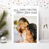 メリークリスマス ハッピー・ニュー・イヤー 4枚 新婚夫婦 シーズンカード