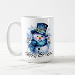 メリークリスマス ハッピー ホリデー ジョリー スノーマン コーヒーマグカップ