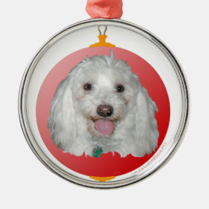 メリークリスマス ハバニーズ メタルオーナメント