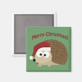 メリークリスマス!ハリネズミ マグネット (正面/裏面)