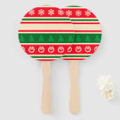 メリークリスマス ハンドファン (正面&裏面)