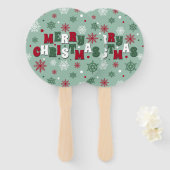 メリークリスマス ハンドファン (正面&裏面)