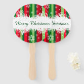 メリークリスマス ハンドファン (正面&裏面)