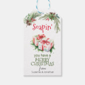 メリークリスマス　ハンドメイドソープ ギフトタグ (正面)