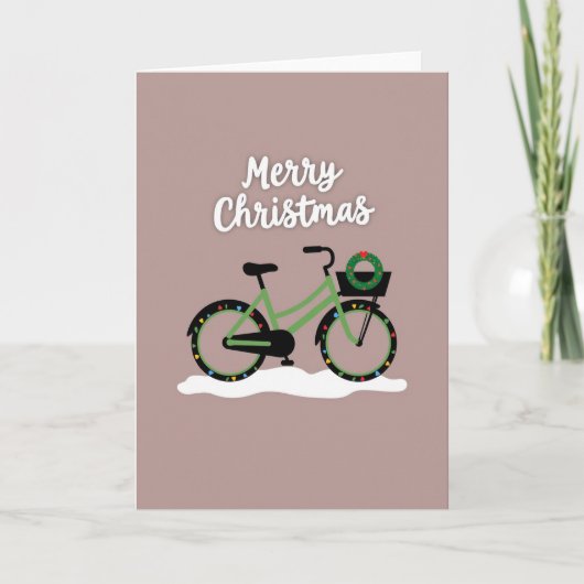 メリークリスマス バイクカード カード (正面)