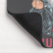 メリークリスマス バカ野郎 面白い 失礼なスペインのサンタ ミドルフィンガー マウスパッド (コーナー)