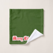 メリークリスマス バスタオルセット (ウォッシュタオル)