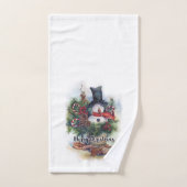 メリークリスマス バスタオルセット (ハンドタオル)