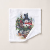 メリークリスマス バスタオルセット (ウォッシュタオル)