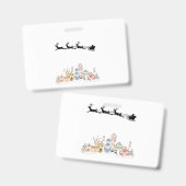 メリークリスマス バッジ (Front & Back)