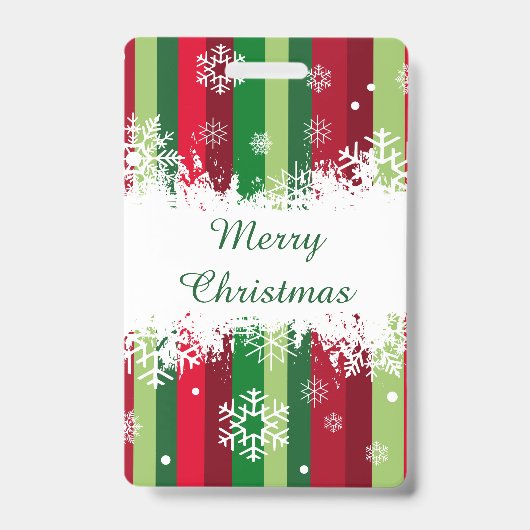 メリークリスマス バッジ (正面)