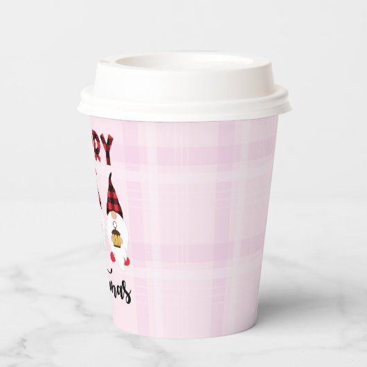 メリークリスマス – バッファロープレイド格言 紙コップ (裏面)